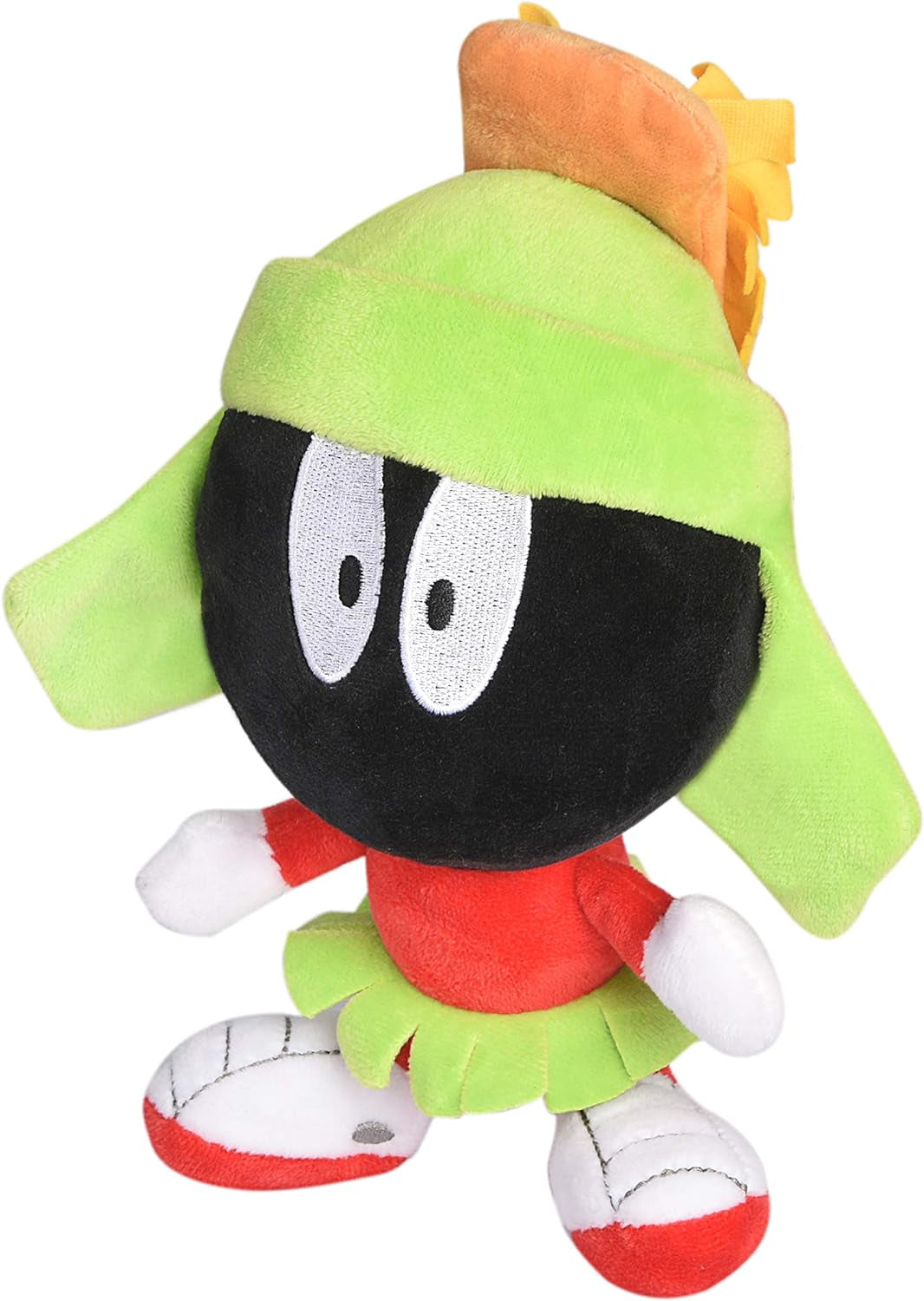 for Pets Marvin the Martian Big Head Plush Dog Toy Stuffed Animal for Dog| Dog Toy for All Dogs | Cute Squeak Toy for Dogs in Green Yellow and Black